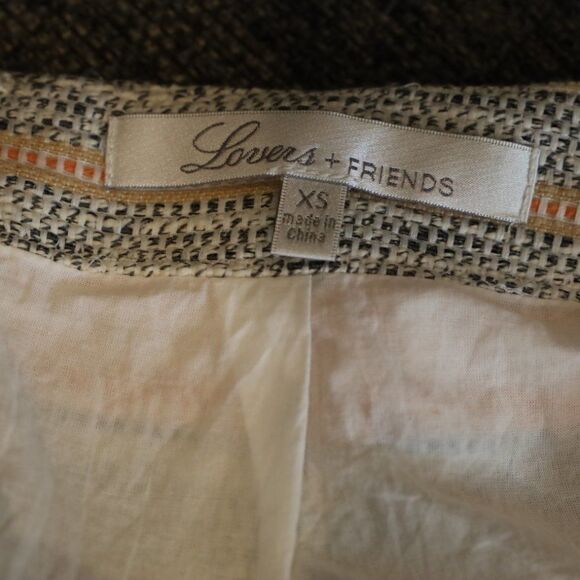 Lovers + Friends Tweed Mini Skirt Sz XS - Picture 3 of 7